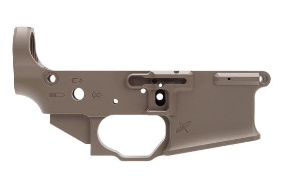 FDE Cerakote finish on the FCD / SOLGW lower receiver